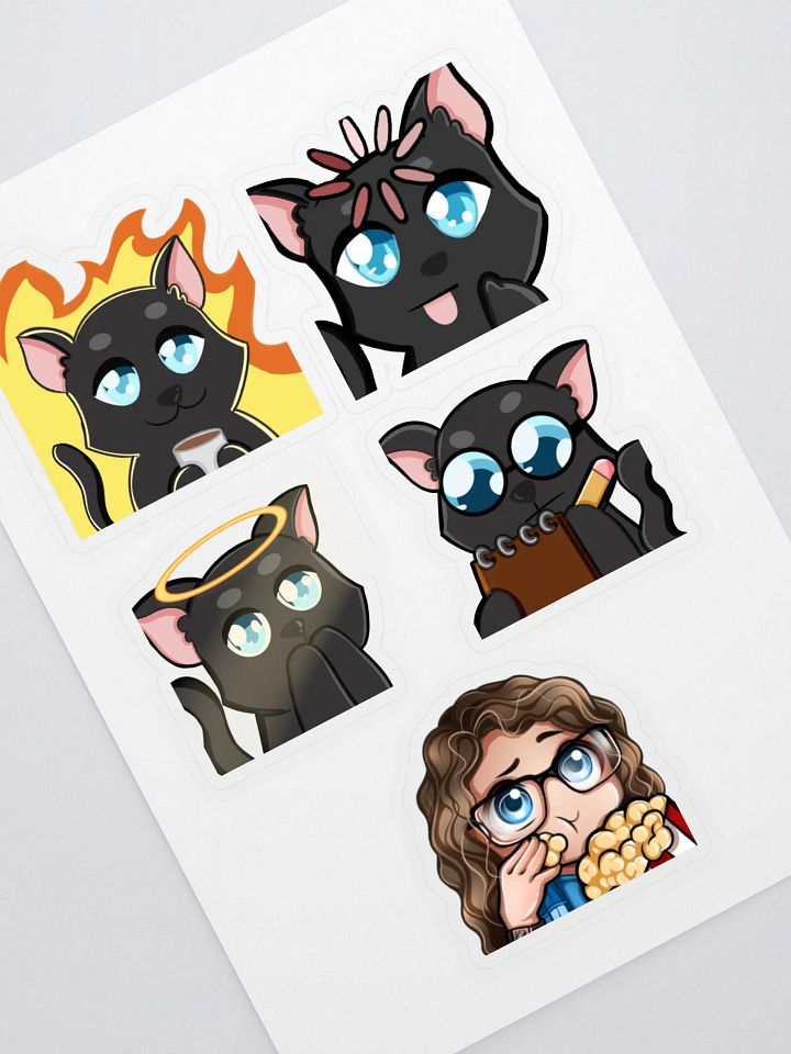 Panthergal Emote Sticker Sheet product image (1)