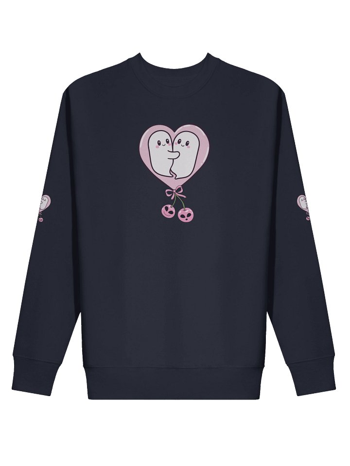 Cute Ghosts in Love Sweatshirt – Heart & Cherries product image (14)