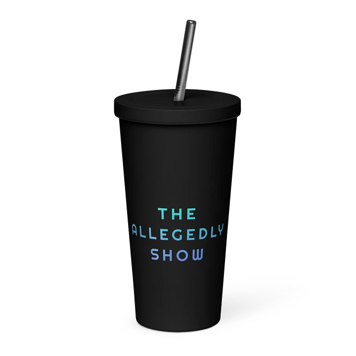 The Allegedly Show Black Matte Water Bottle product image (1)