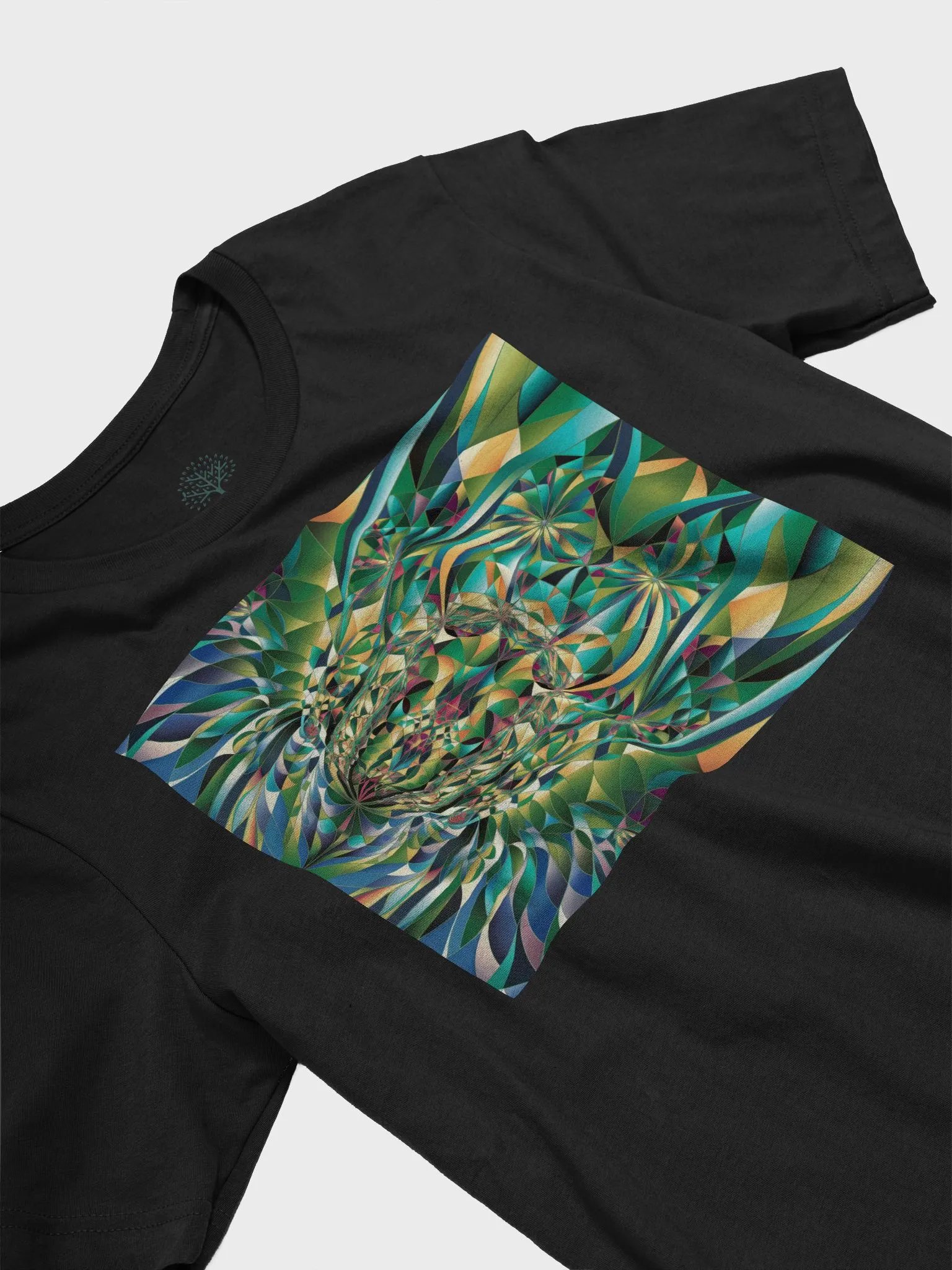Graphic Grove - Unisex Vibrant Kaleidoscope Art T-Shirt product image (5)