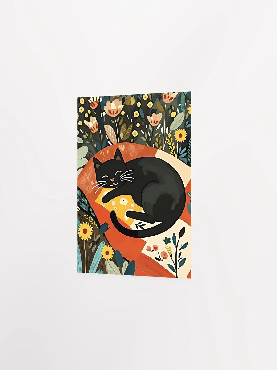 Modern Folk Art (No Frame) - Whiskers and Blooms Matte Poster product image (23)