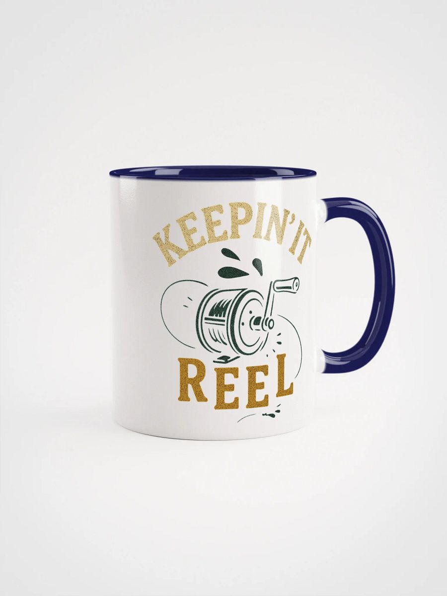 Keepin' It Reel Coffee Mug – Funny Vintage Fishing Gift product image (2)
