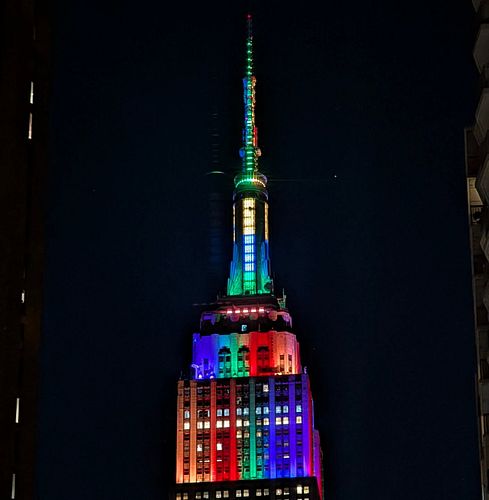 @empirestatebldg #empirestatebuilding tonight December 23, 2024! #nyc #teampixel