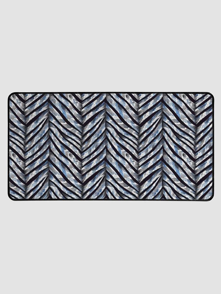 Blue Grey Snake Skin Desk Mat product image (1)