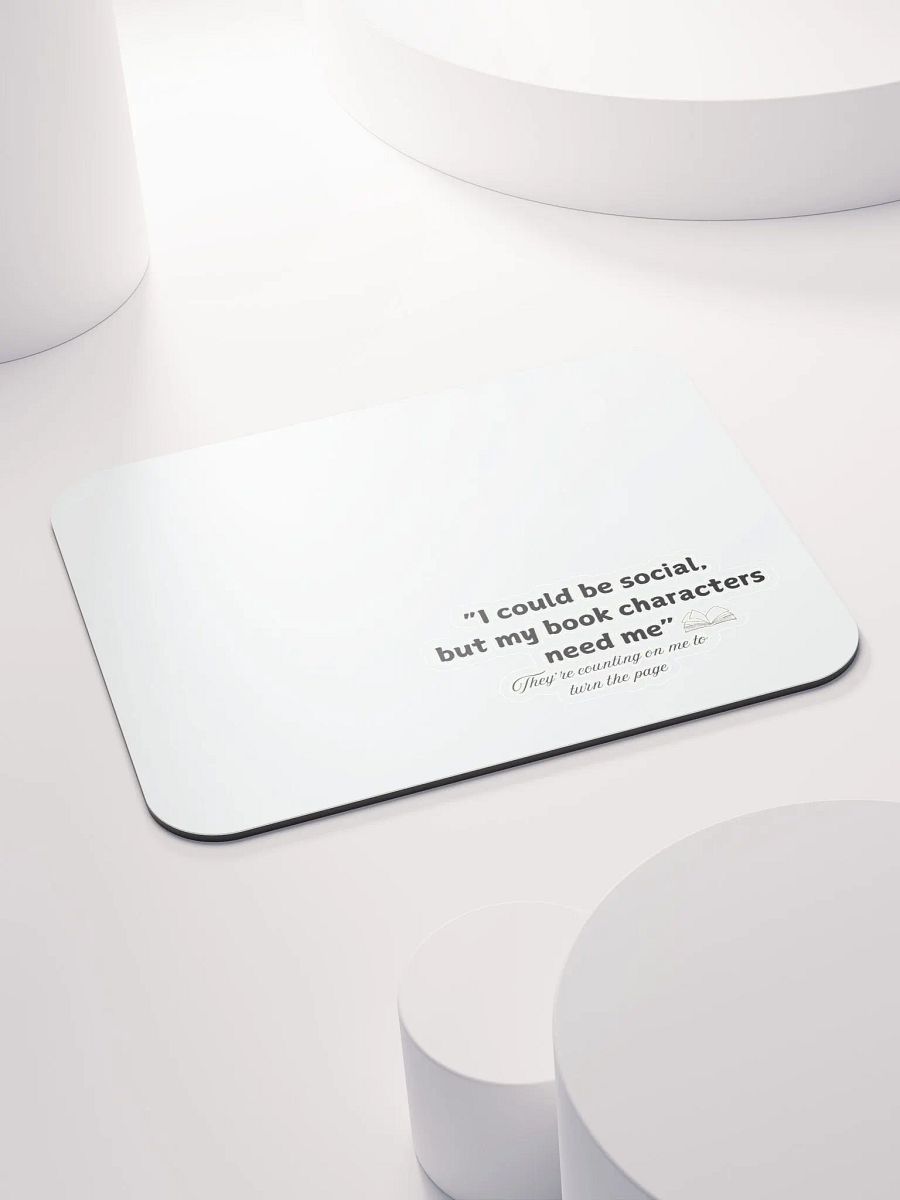 Book Characters Mouse Pad, Gifts for readers Bookworm gifts Funny mouse pad gift for book lovers Unique literary gifts product image (4)