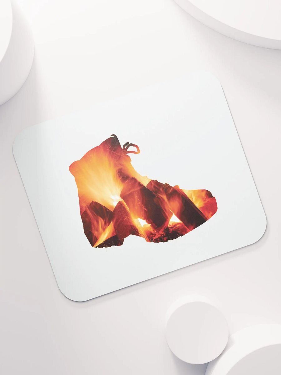 Fire In Hiking Boots Hiking, boots, outdoors, camping, relaxing, hiking boots, adventure, away from home, nature, travel, mountain, forest, wild, trees, sunset, retro, souvenir, distressed. product image (7)