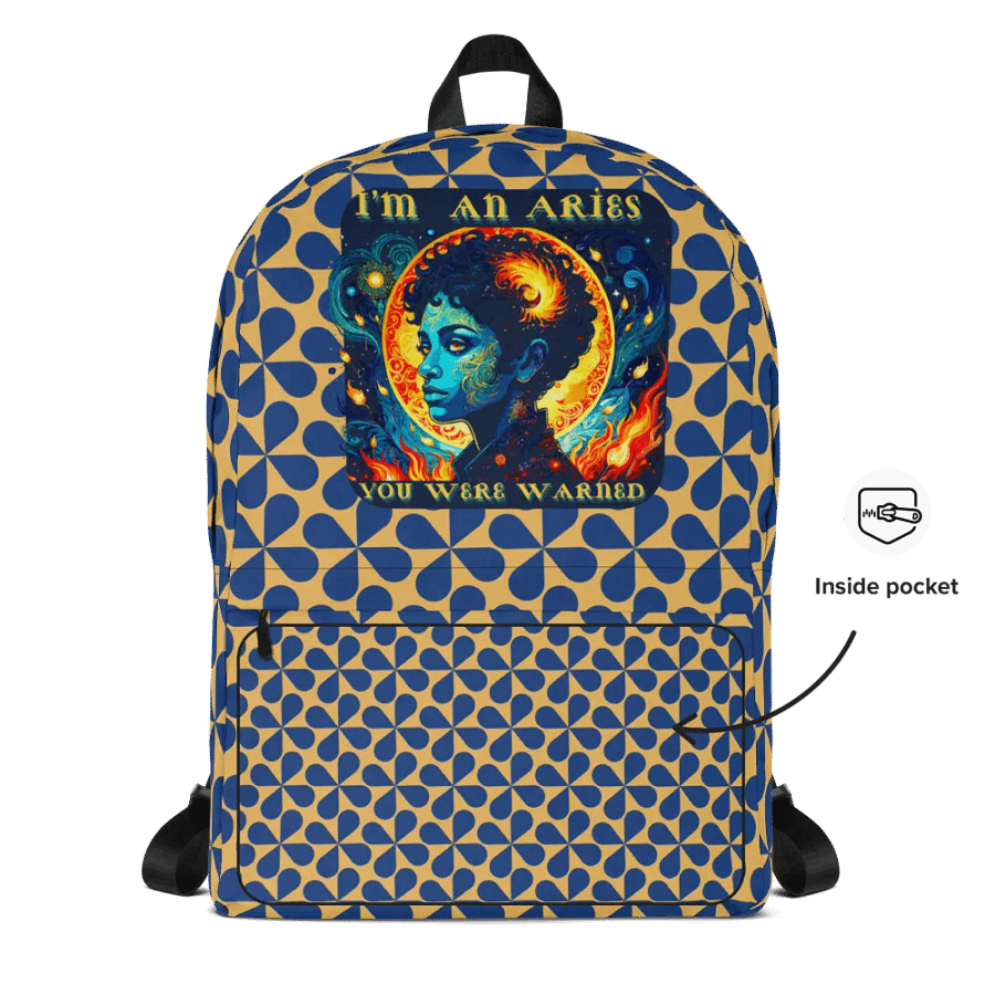 Aries 2025, You Were Warned, Backpack product image (5)