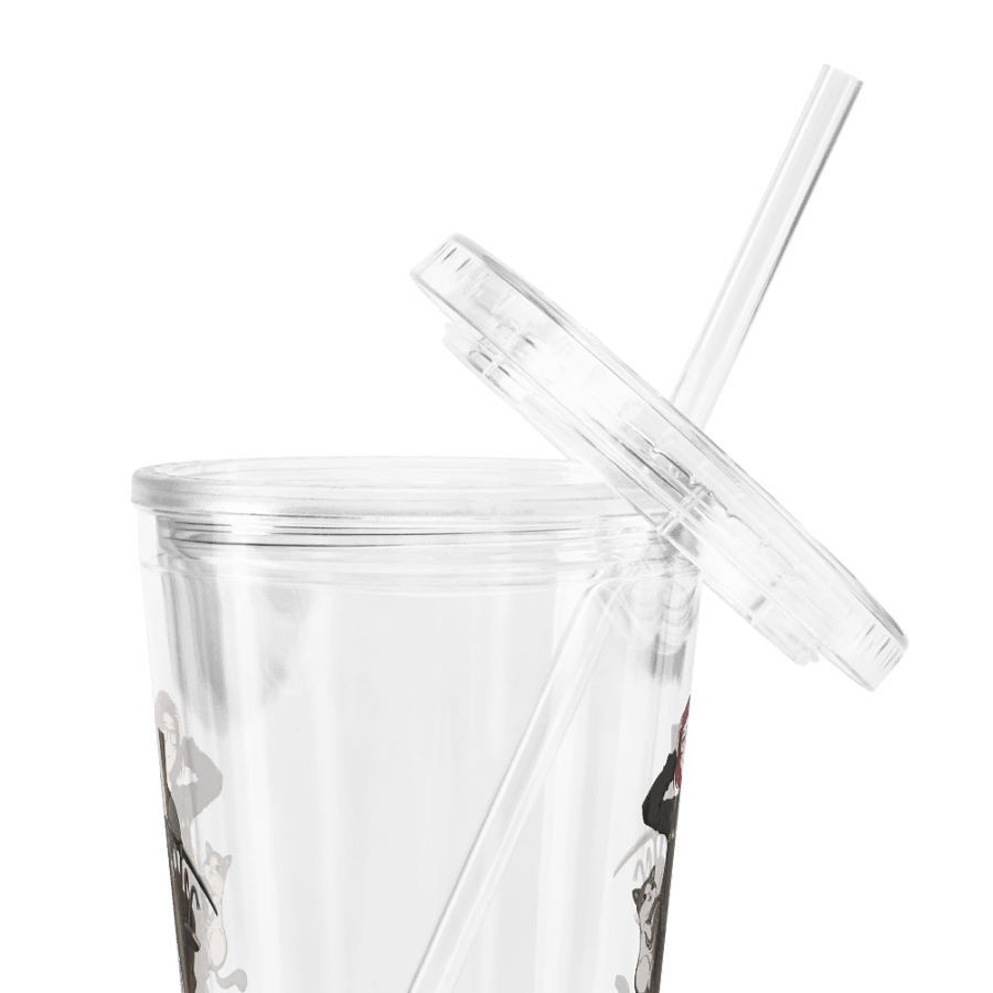 Loot Joblin Double Wall Clear Plastic Tumbler product image (8)