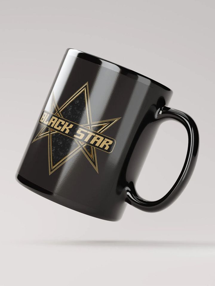 Black Star coffee mug product image (4)