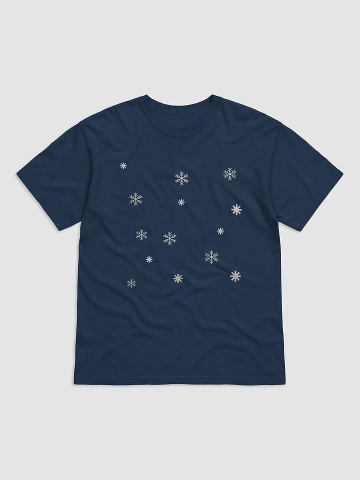Comfort Colors 1717 Garment-Dyed Heavyweight T-Shirt SNOW FLAKS TEE SHIRT CHRISTMAS THEME product image (73)