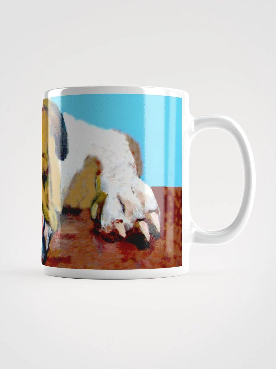 Sleeping Bulldog White Glossy Mug product image (5)
