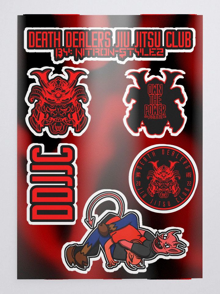 DDJJC - Red Sticker Sheet product image (1)