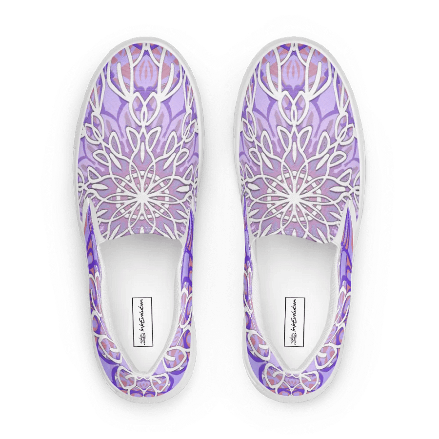 Floral Mandala Bliss Slip-On Shoes product image (6)