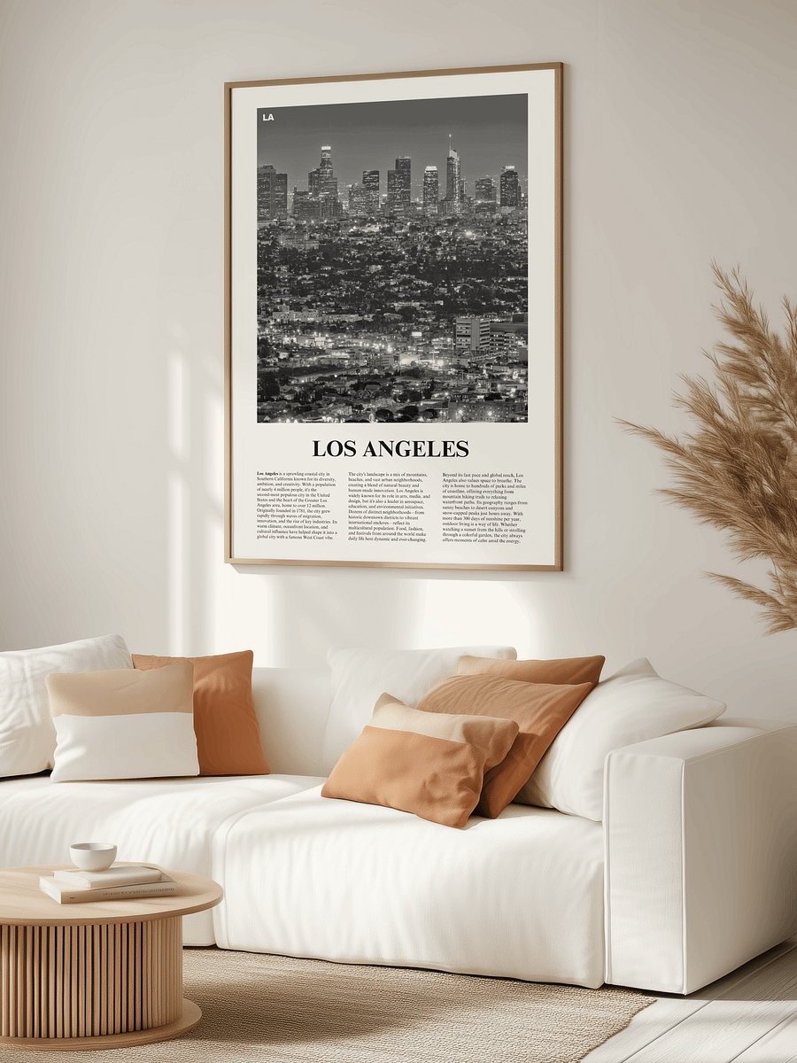Los Angeles 01 Newspaper Poster product image (3)