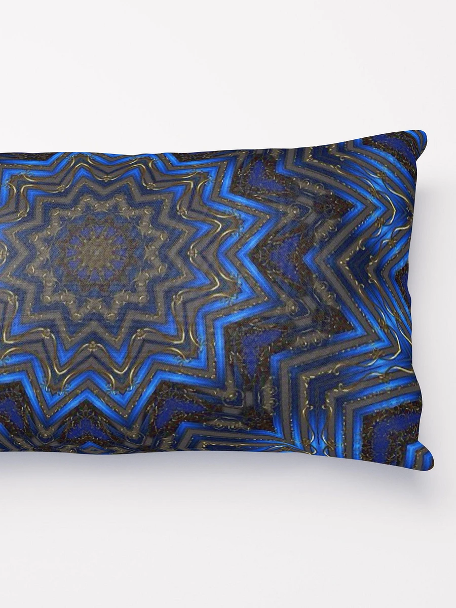 Blue Ribbon Kaleidoscope Throw Pillow product image (4)