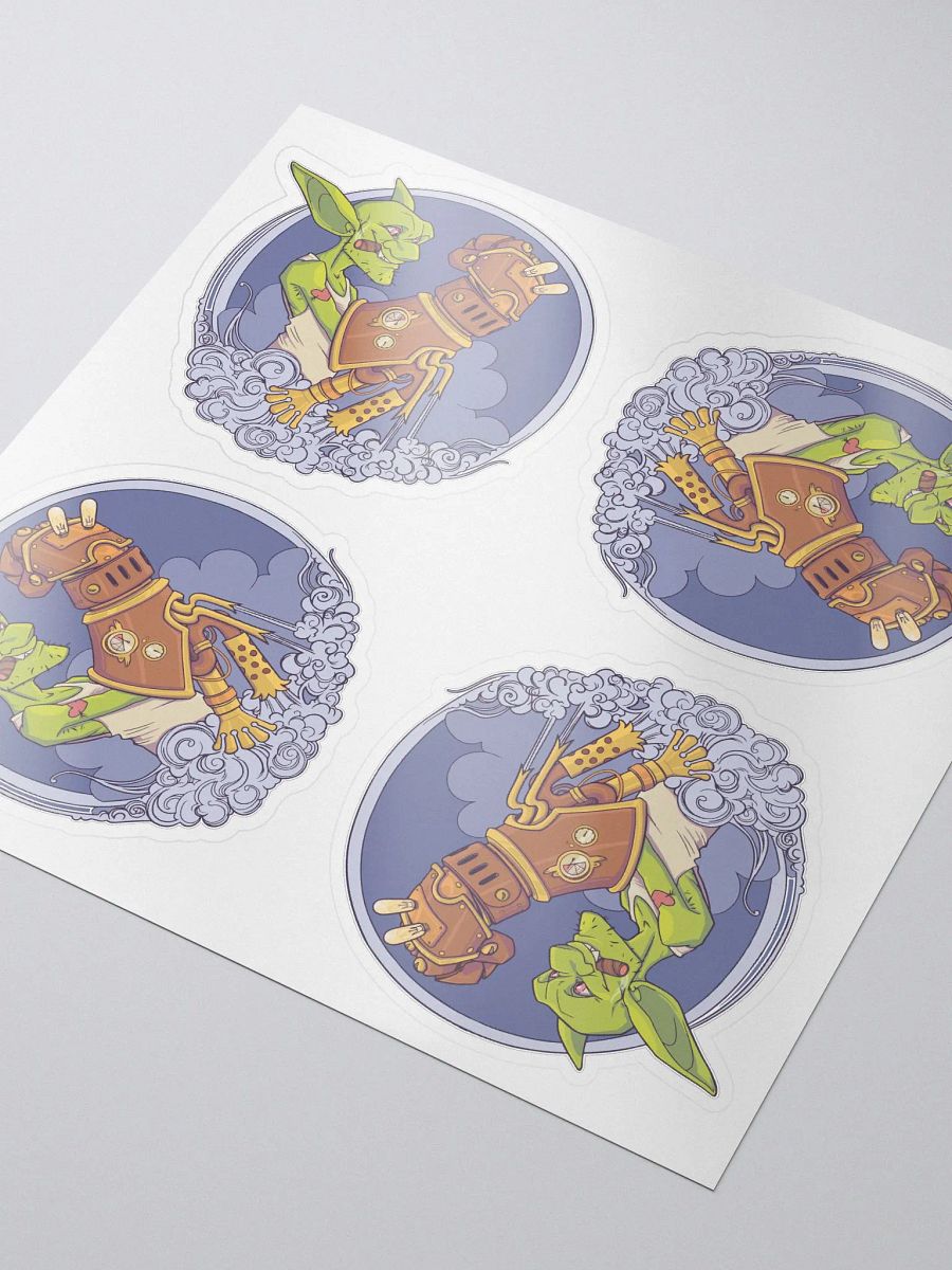 Mecha Logo Sticker Sheet product image (1)