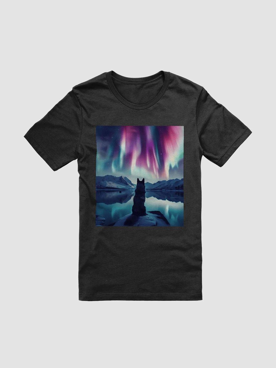 Northern Lights Dog T-Shirt | Magical Night Sky Dog Lover Tee | Perfect Gift for Pet Owners product image (1)