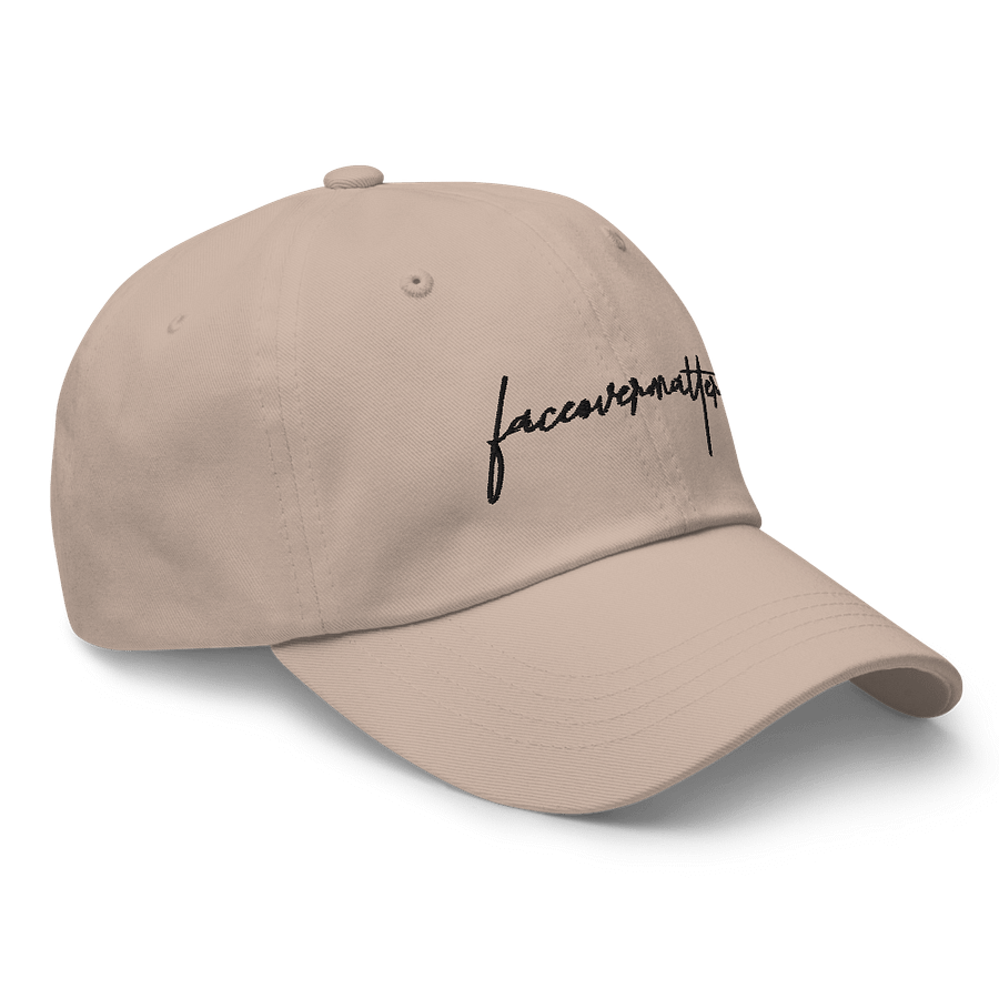 Faceovermatter Dad Hat (Stone) product image (3)
