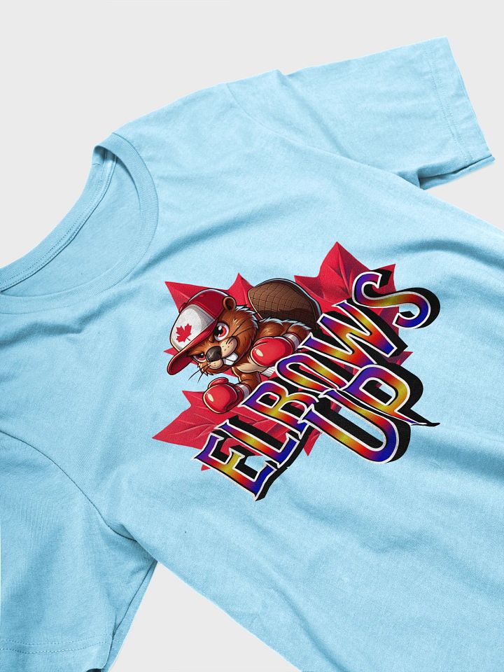 Elbows Up Maple Leaf Beaver Boxing Mauler T-Shirt product image (2)