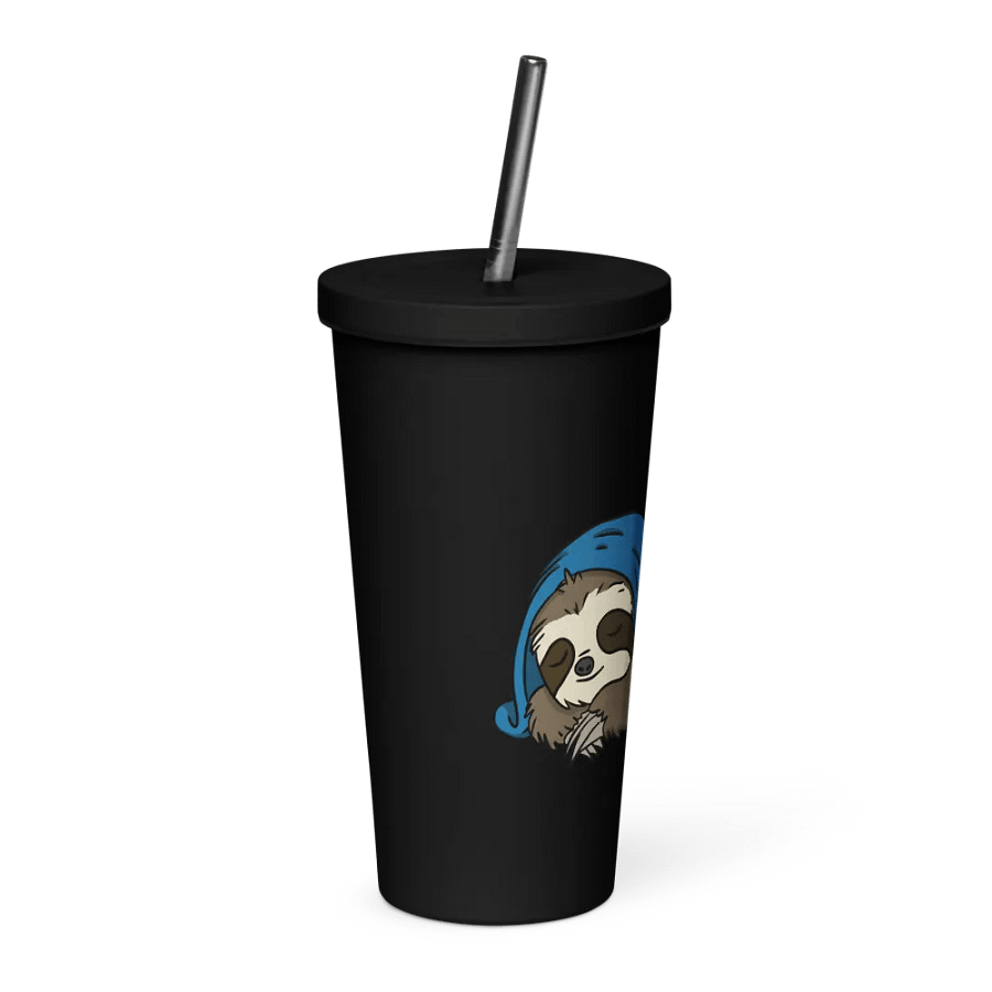 Insulated Tumbler with a Straw - Sleep product image (8)
