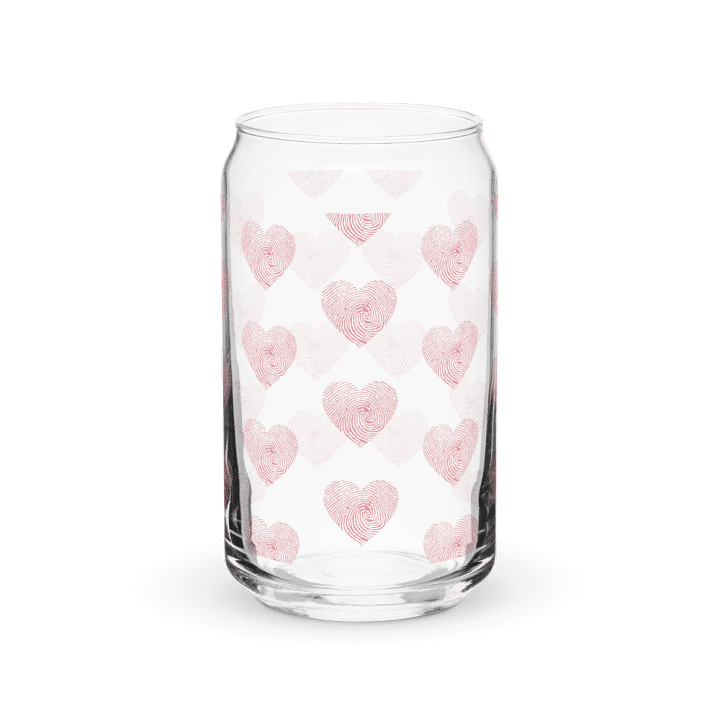 Heart Finger Print Glassware product image (2)