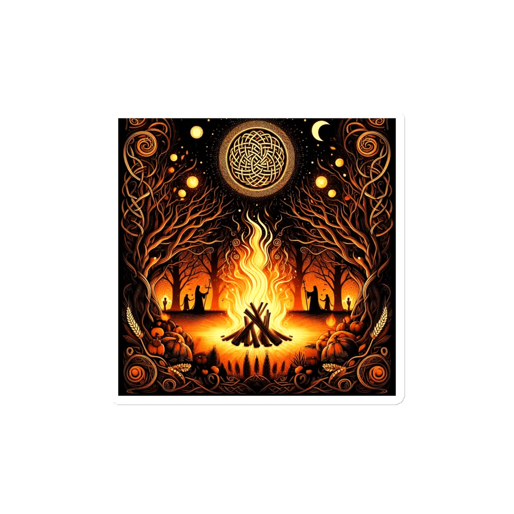 Samhain / Halloween 'Travellers Logs' Die Cut, Slimline, Fade Proof Magnets product image (1)