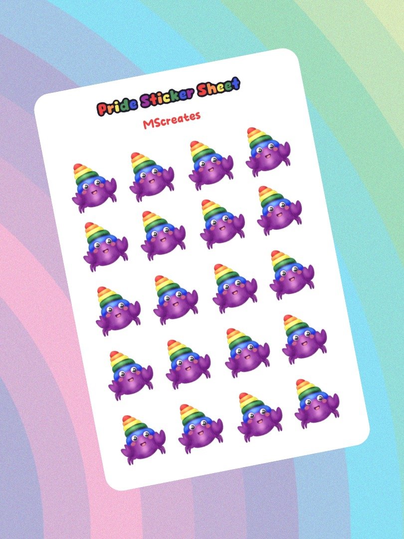 Pride Sticker sheet product image (2)
