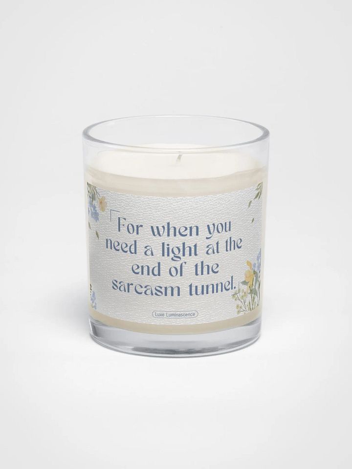 Sarcasm Tunnel Light Funny Quote Candles product image (1)