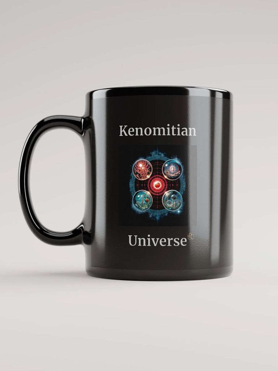 Kenomitian Universe | Black Glossy Mug product image (2)