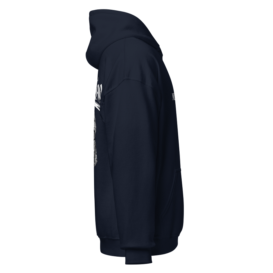 MUSLIM Signature Navy Hoodie - UNISEX Embroidery product image (4)