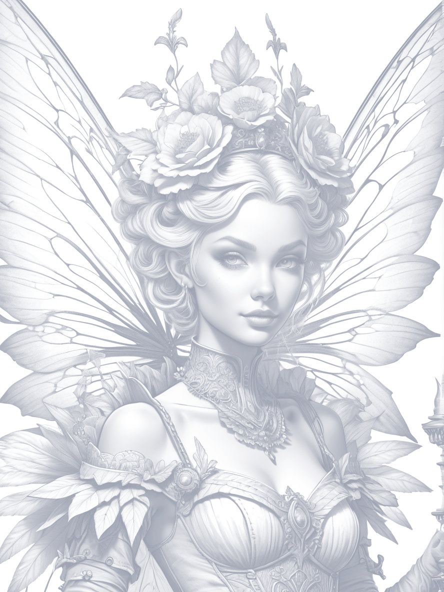 100 Fairies: Coloring Book for Adults and Teens product image (4)