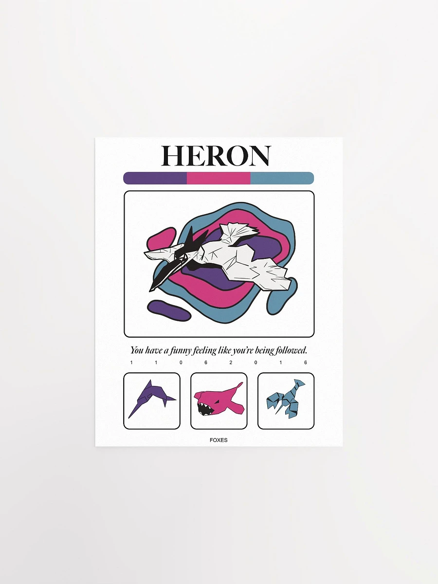 Heron - Poster (White) product image (3)