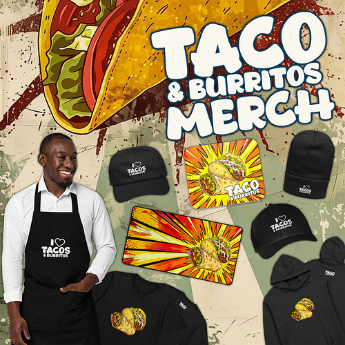 What better way to enjoy tacos and burritos then with some new merch

Check the link in bio to get yours!