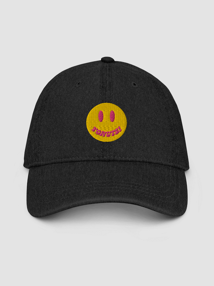Yonutz Smiley Embroidered Denim Hat product image (1)