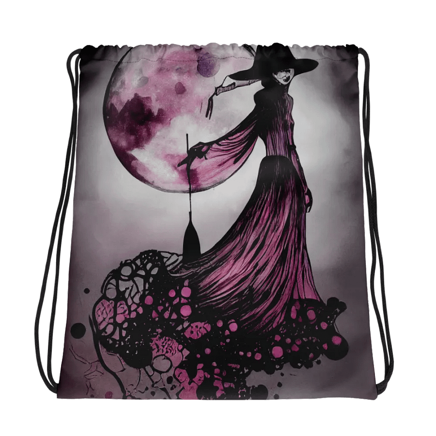 Mystical Moonlight Drawstring Bag product image (1)