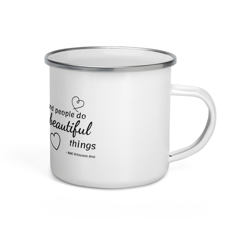 Kind people...ENAMEL MUG product image (1)