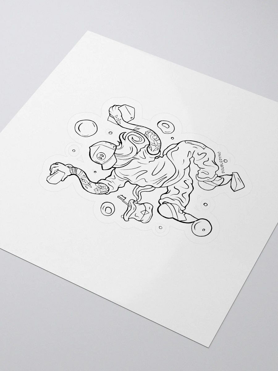 Flexible climber sticker product image (3)