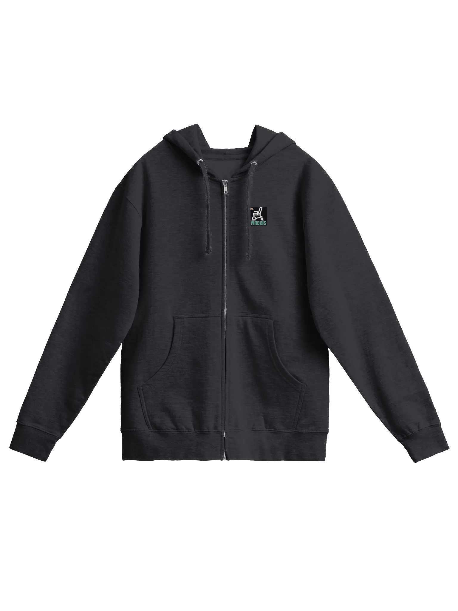 Mr. Wheels Outlined Zip-Up Hoodie product image (1)