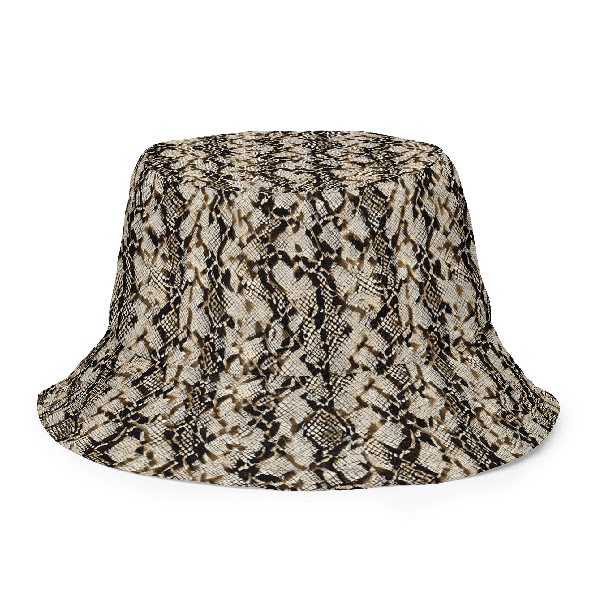 Beige Snake Pattern Hat product image (1)