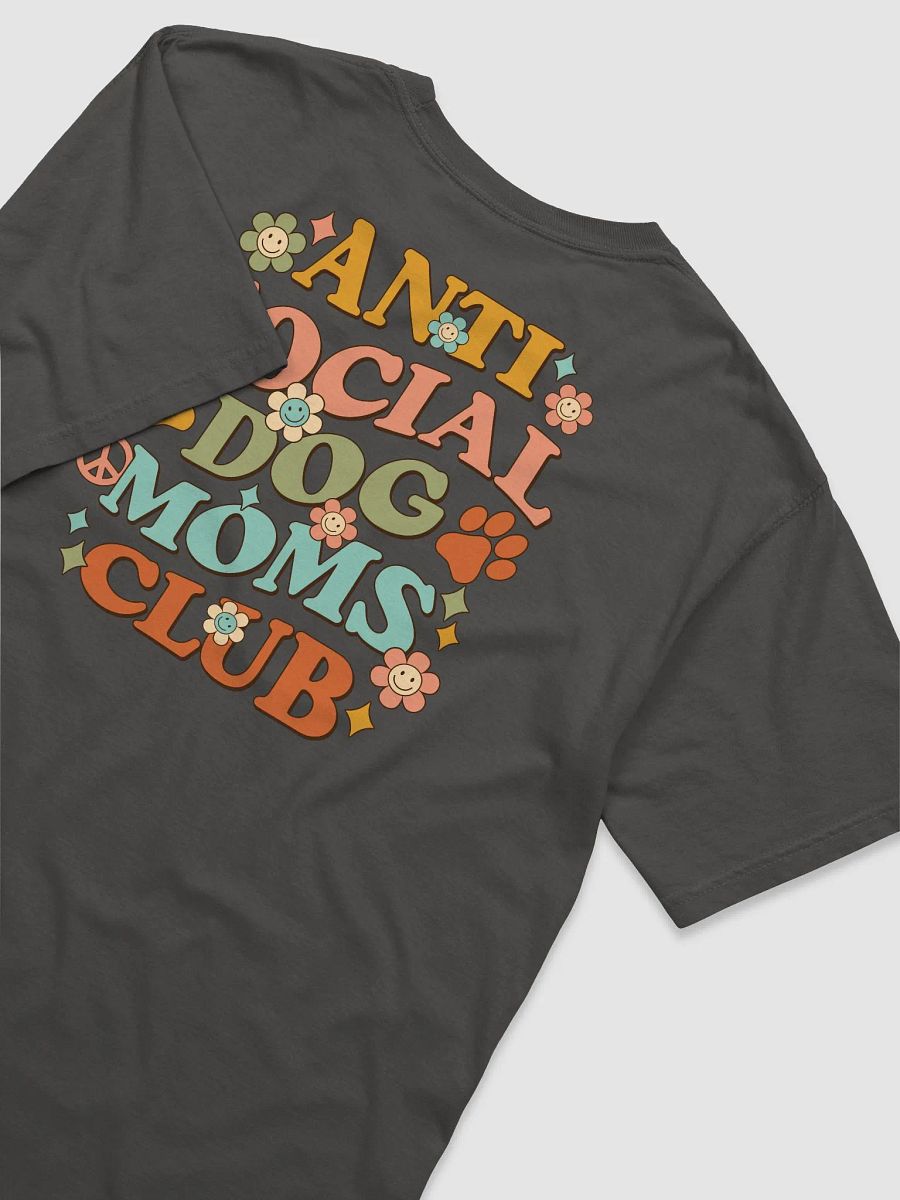 Anti Social Dog Moms Club Retro T-Shirt 2 | Funny Introvert T-Shirt for Dog Moms product image (19)