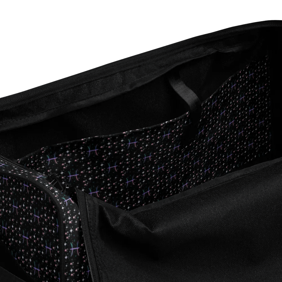 Pisces, Pastel Pisces Glyph, Duffel Bag product image (6)