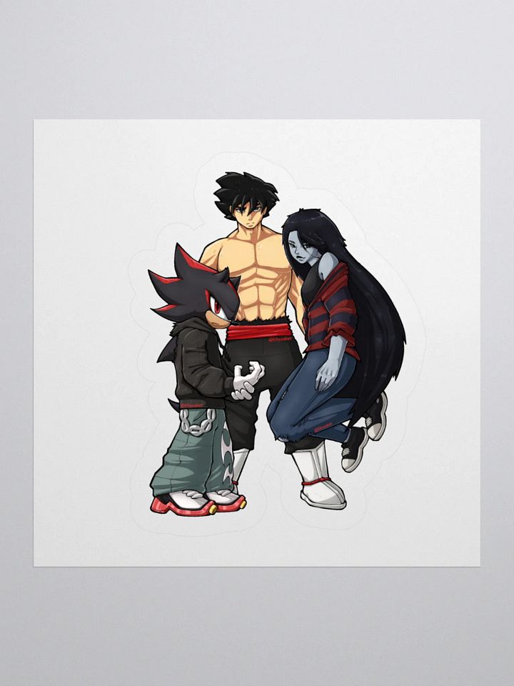TEAM BLACK STICKER product image (1)
