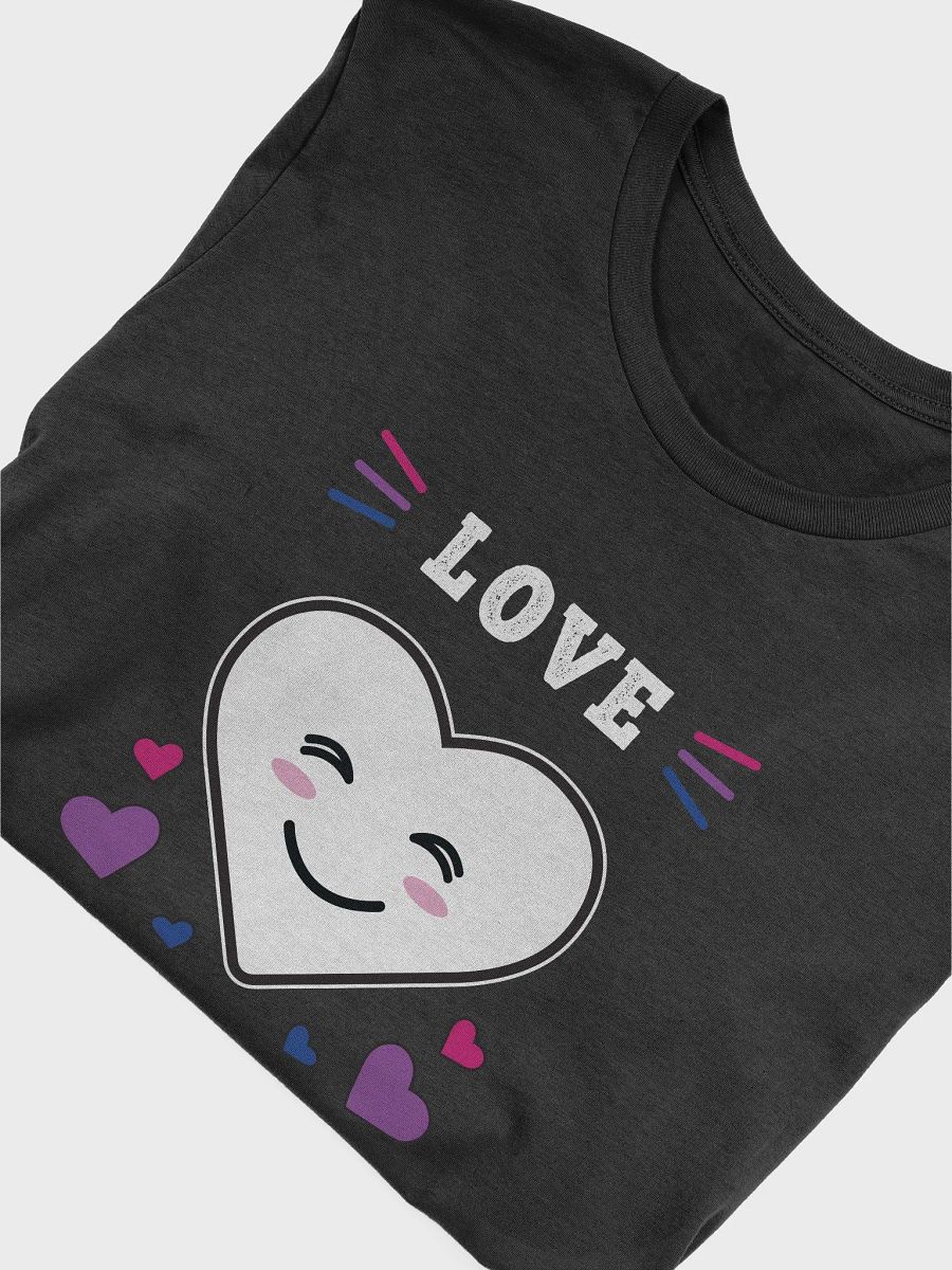 Heart Face Love Wins LGBTQ Bisexual Pride T-Shirt product image (4)