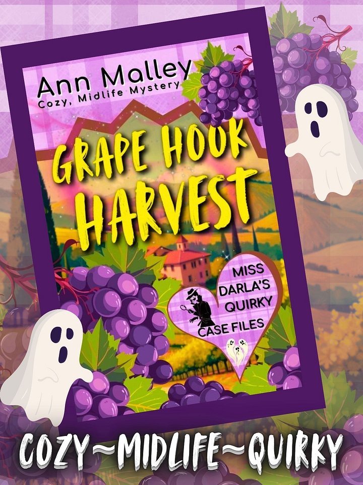 Grape Hook Harvest: Paranormal Southern Cozy Mystery – Small Town, Family, Quick Read product image (1)