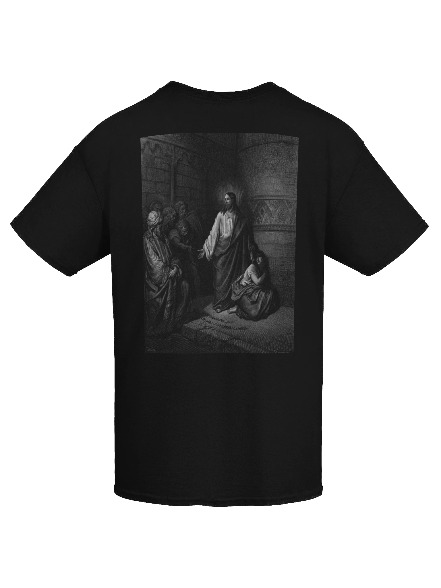Black Cross + John 8 Heavyweight T-Shirt product image (9)