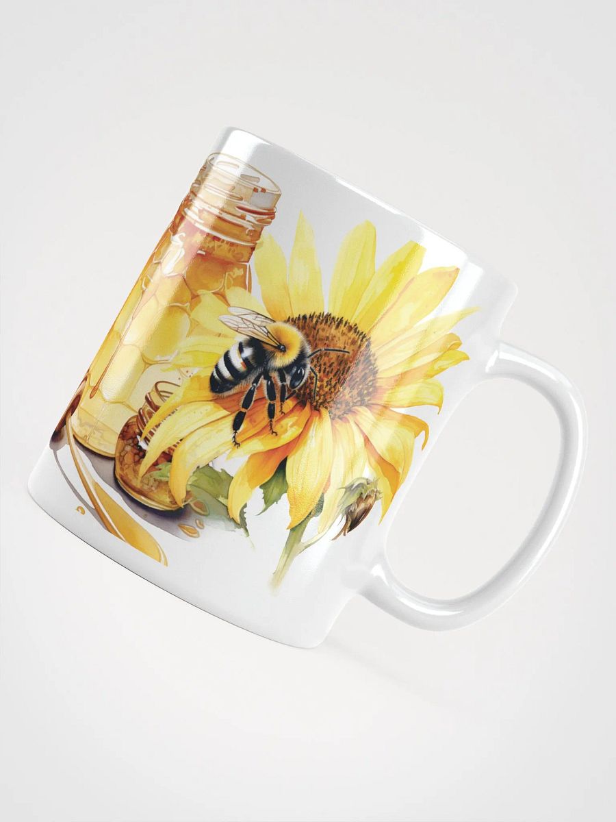 Honey Bliss White Glossy Mug product image (5)
