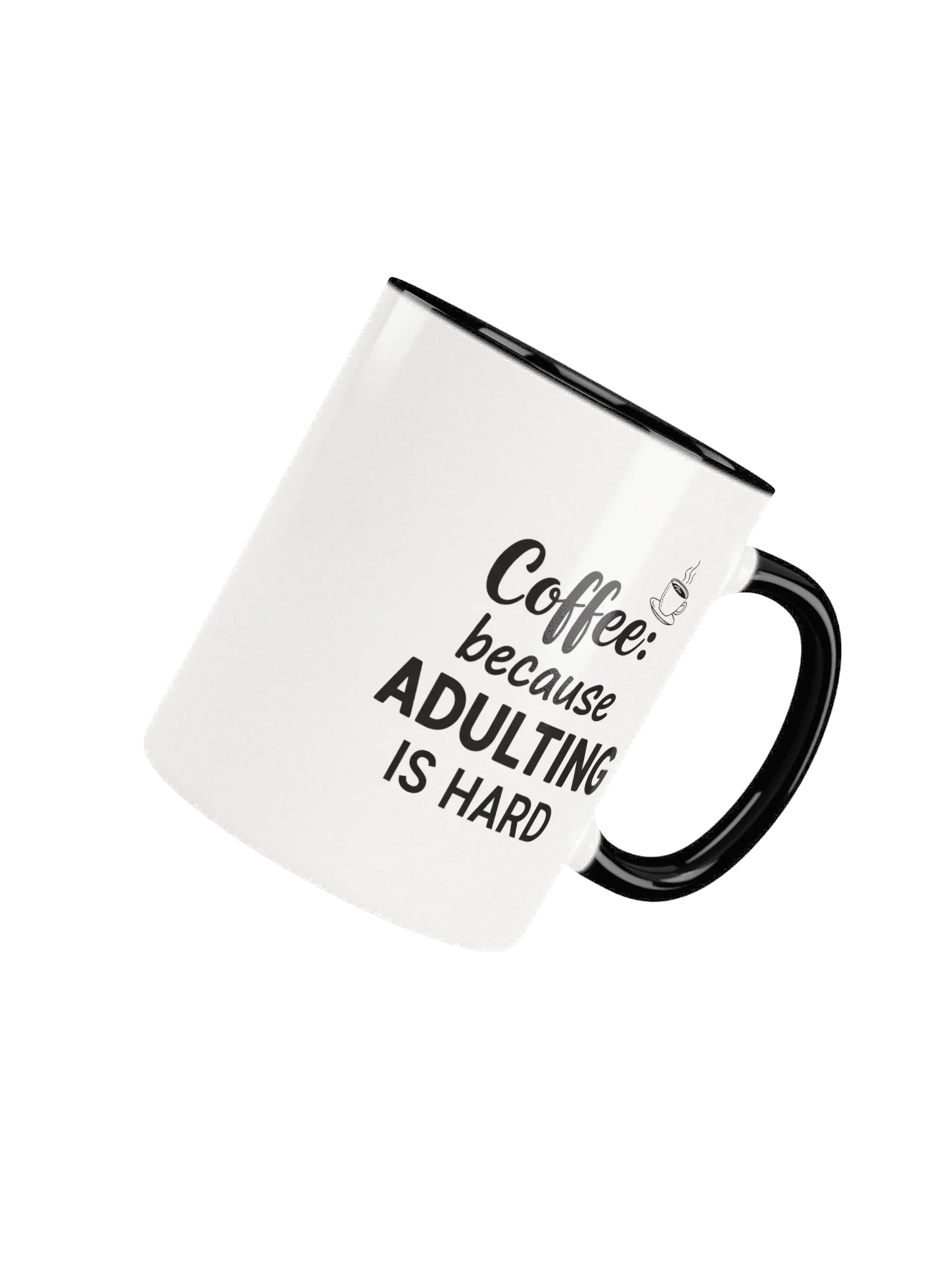 Funny Coffee Mug - Coffee Because Adulting Is Hard - Perfect Gift for Busy Adults & Coffee Lovers product image (4)