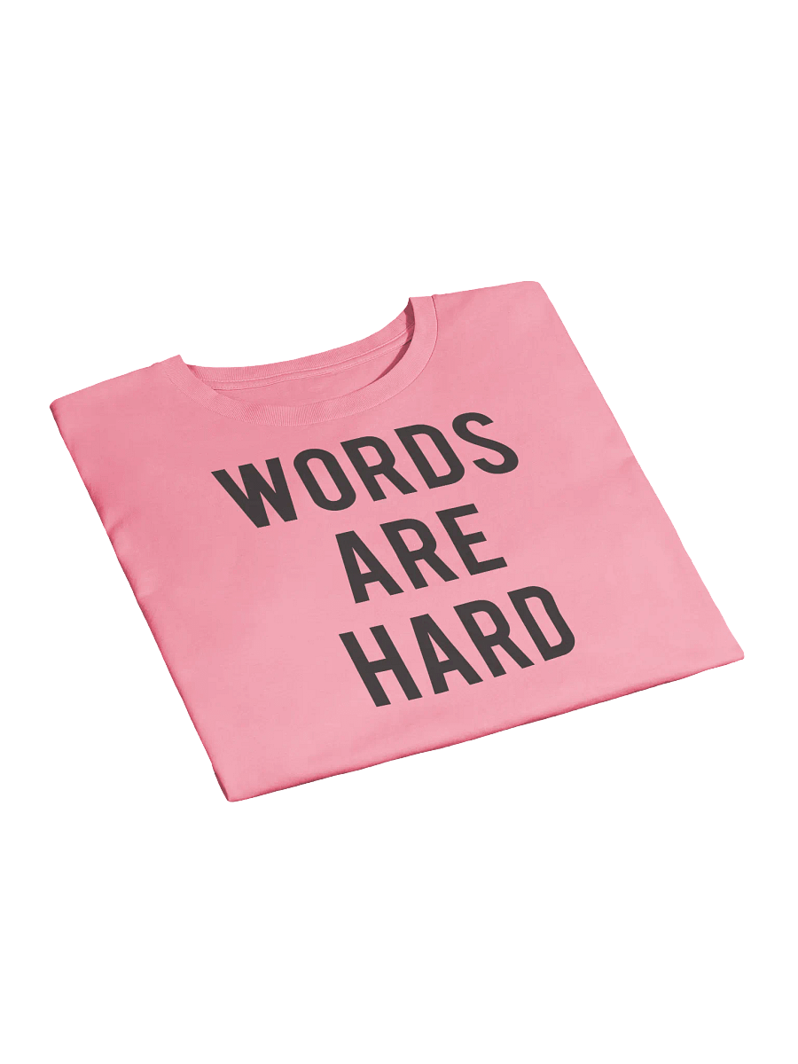 Words Are Hard Women's Cropped Tee product image (11)