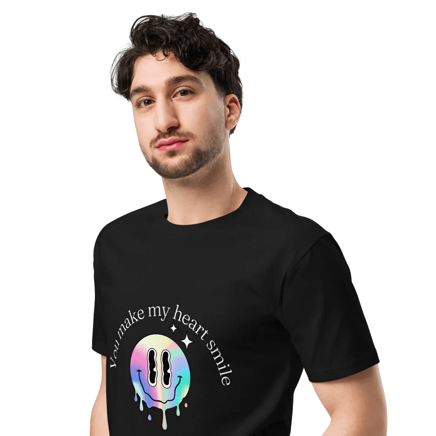 Melting Smiley Face Gradient T-Shirt product image (6)
