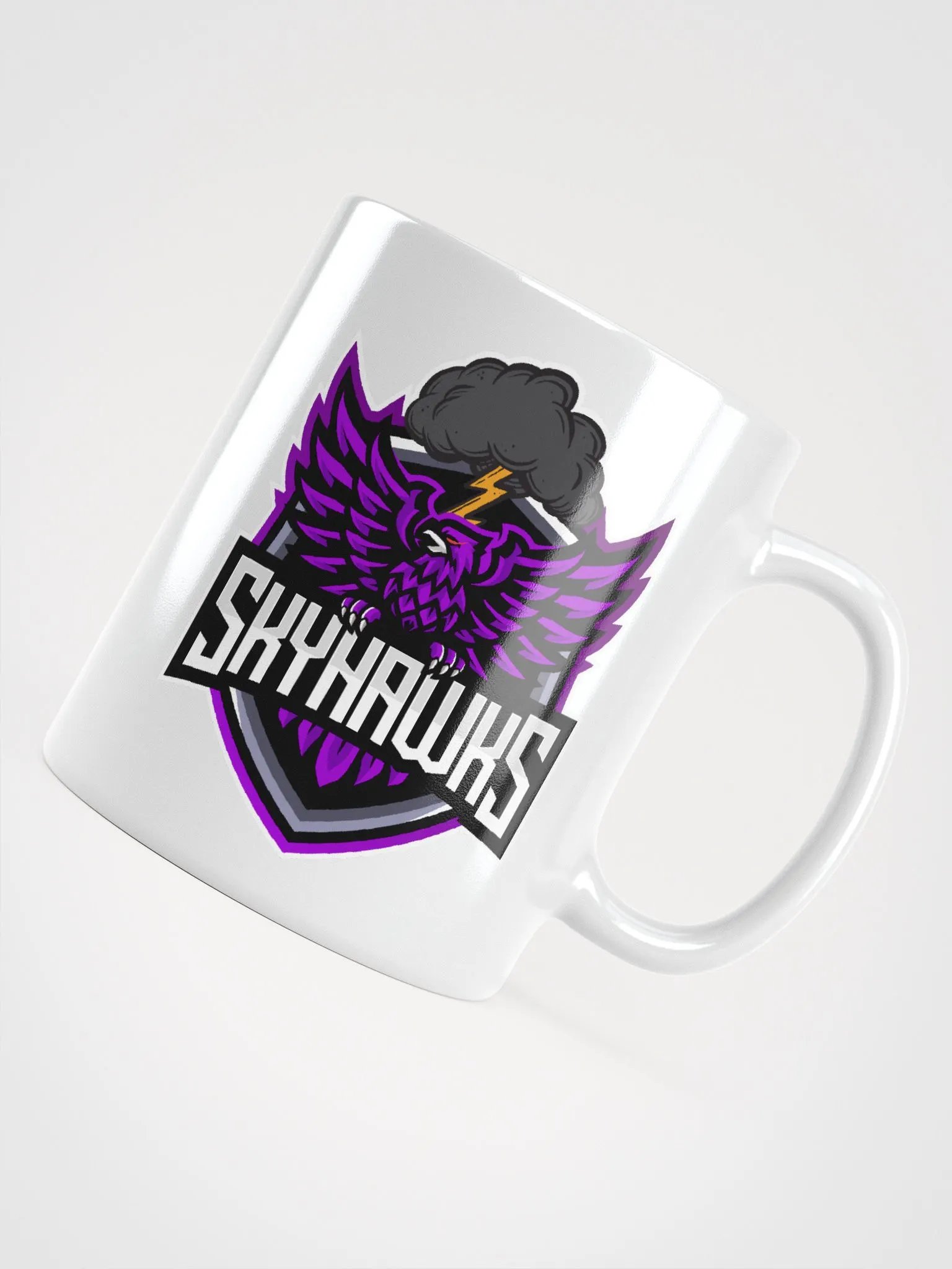 White Mug Skyhawks Logo product image (8)